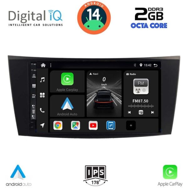 AIN-126658 - Digital iQ - DIGITAL IQ BXF 5407_CPAA (8inc) MULTIMEDIA TABLET for MERCEDES E W211 – CLS mod. 2003-2009 - ALL IN POINT - LEFKELIS.GR