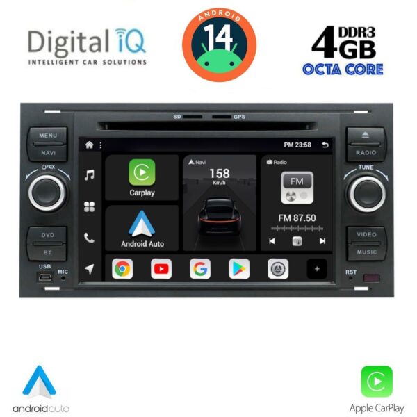 AIN-134614 - Digital iQ - DIGITAL IQ BXF 602_CPAA (7'' DECK) MULTIMEDIA SYSTEM for FORD mod. 2004-2008 - ALL IN POINT - LEFKELIS.GR