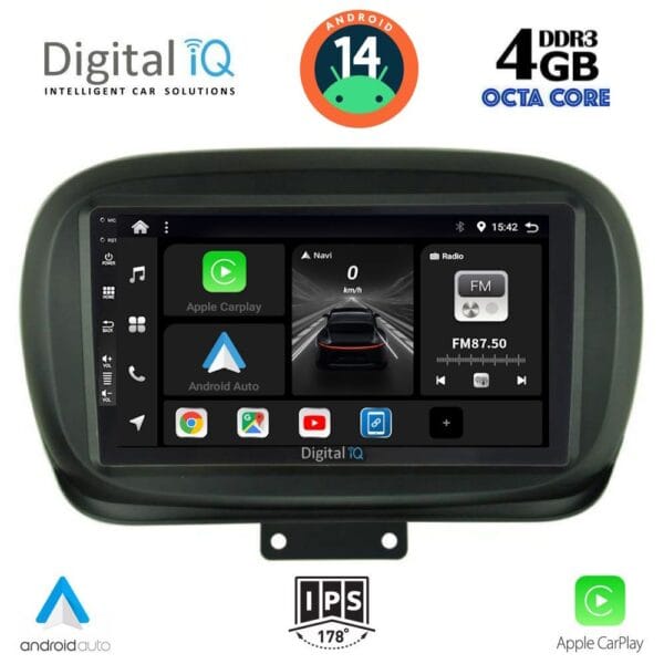 AIN-121292 - Digital iQ - DIGITAL IQ BXF 6134_CPAA (9inc) MULTIMEDIA TABLET for FIAT 500Χ mod. 2014> - ALL IN POINT - LEFKELIS.GR