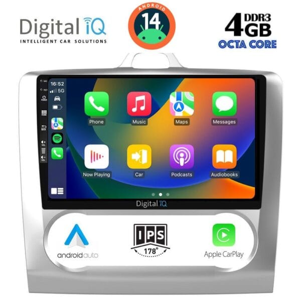DIGITAL IQ BXF 6156_CPAA CLIMA (9inc) MULTIMEDIA TABLET for FORD FOCUS mod. 2005-2012 - Image 2
