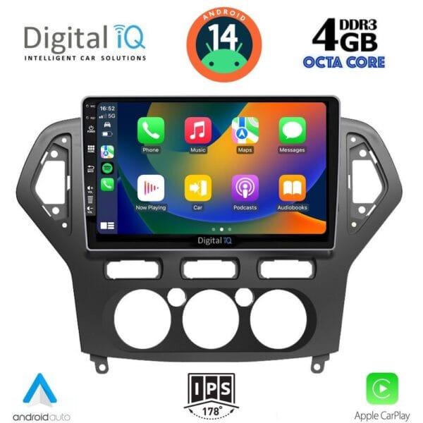 DIGITAL IQ BXF 6162_CPAA A/C (10inc) MULTIMEDIA TABLET for FORD MONDEO mod. 2007-2011 - Image 2