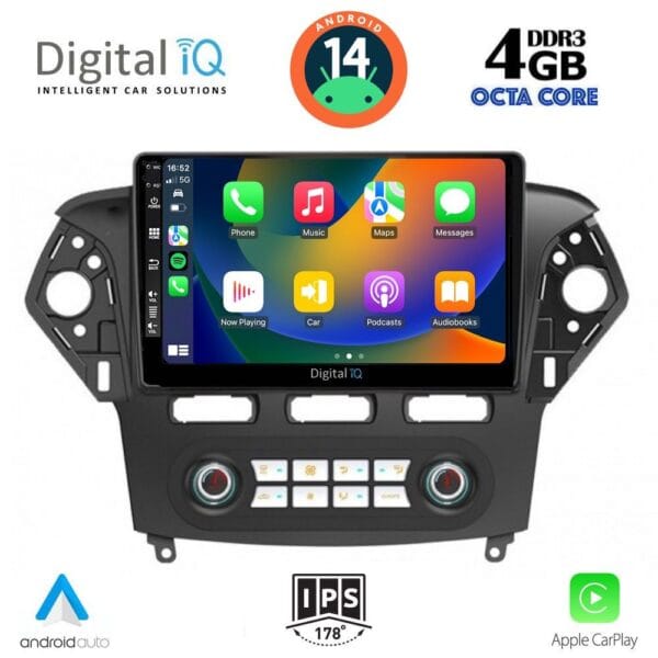 DIGITAL IQ BXF 6163_CPAA CLIMA (10inc) MULTIMEDIA TABLET for FORD MONDEO mod. 2011-2013 - Image 2
