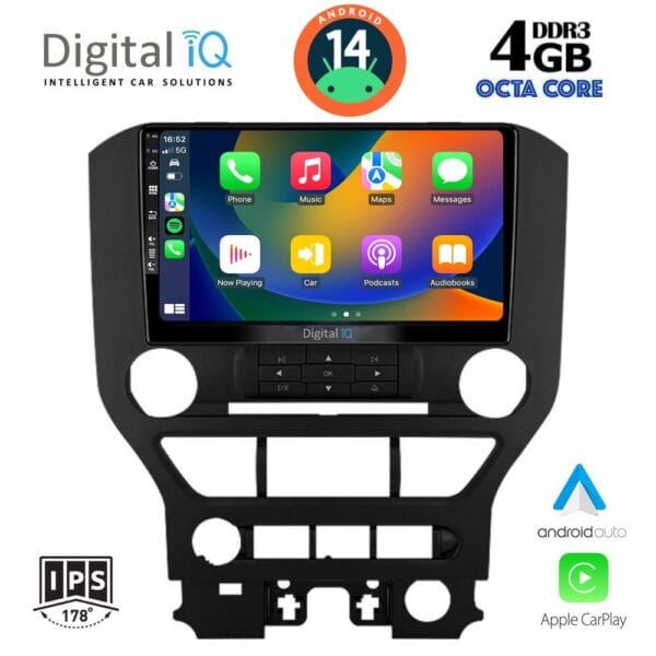 DIGITAL IQ BXF 6166_CPAA (9inc) MULTIMEDIA TABLET for FORD MUSTANG mod. 2015-2020 - Image 2