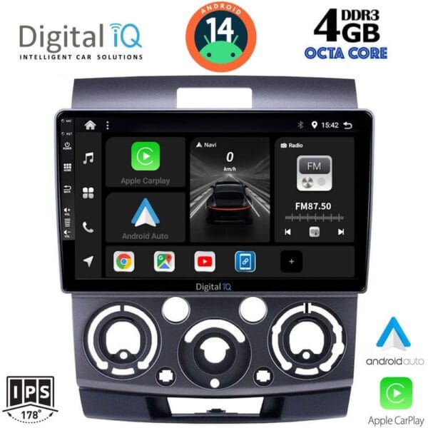 AIN-121185 - Digital iQ - DIGITAL IQ BXF 6170_CPAA (9inc) MULTIMEDIA TABLET for FORD RANGER | MAZDA BT50 mod. 2006-2011 - ALL IN POINT - LEFKELIS.GR