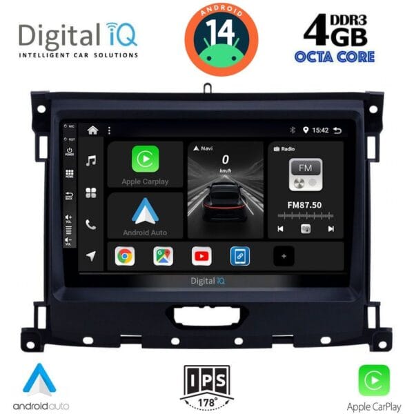 AIN-121112 - Digital iQ - DIGITAL IQ BXF 6173_CPAA (9inc) MULTIMEDIA TABLET for FORD RANGER mod. 2018> - ALL IN POINT - LEFKELIS.GR