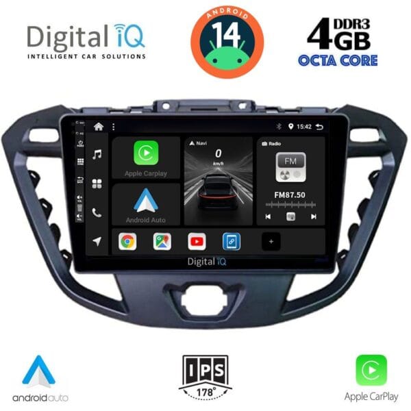 AIN-121188 - Digital iQ - DIGITAL IQ BXF 6177_CPAA (9inc) MULTIMEDIA TABLET for FORD TRANSIT CUSTOM | TOURNEO CUSTOM mod. 2013-2019 - ALL IN POINT - LEFKELIS.GR