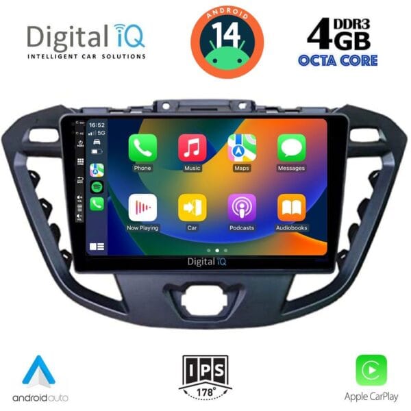 DIGITAL IQ BXF 6177_CPAA (9inc) MULTIMEDIA TABLET for FORD TRANSIT CUSTOM | TOURNEO CUSTOM mod. 2013-2019 - Image 2