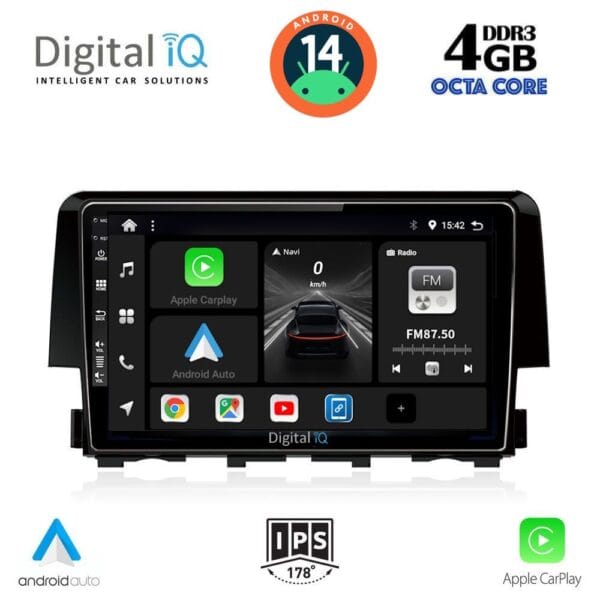 AIN-121294 - Digital iQ - DIGITAL IQ BXF 6191_CPAA (9inc) MULTIMEDIA TABLET for HONDA CIVIC mod. 2016> - ALL IN POINT - LEFKELIS.GR