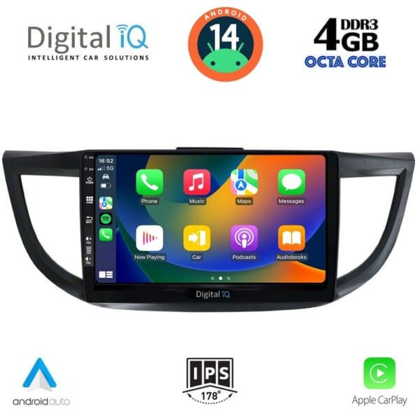 DIGITAL IQ BXF 6198_CPAA (10inc) MULTIMEDIA TABLET for HONDA CRV mod. 2013-2017 - Image 2