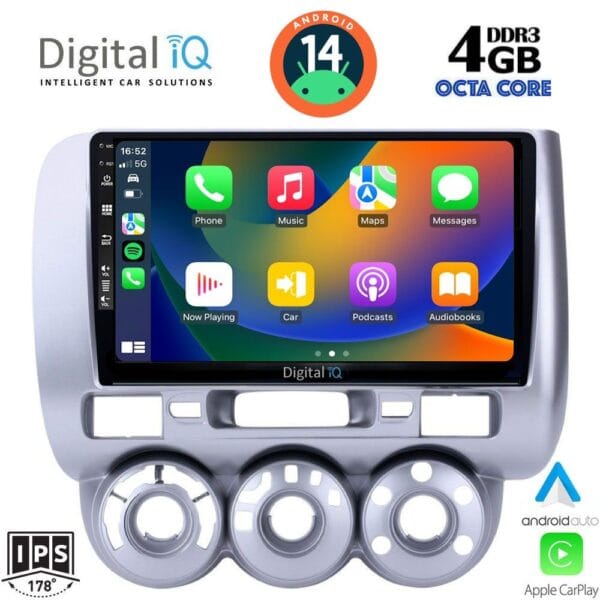 DIGITAL IQ BXF 6210_CPAA A/C (9inc) MULTIMEDIA TABLET for HONDA JAZZ mod. 2002-2008 - Image 2