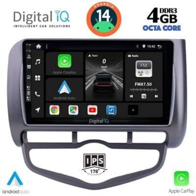 AIN-121202 - Digital iQ - DIGITAL IQ BXF 6210_CPAA CLIMA (9inc) MULTIMEDIA TABLET for HONDA JAZZ mod. 2002-2008 - ALL IN POINT - LEFKELIS.GR