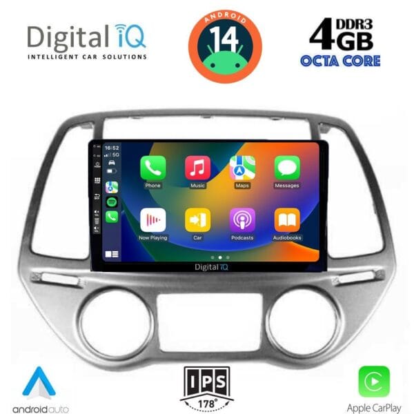 DIGITAL IQ BXF 6227_CPAA CLIMA (9inc) MULTIMEDIA TABLET for HYUNDAI i20 mod. 2008-2012 - Image 2
