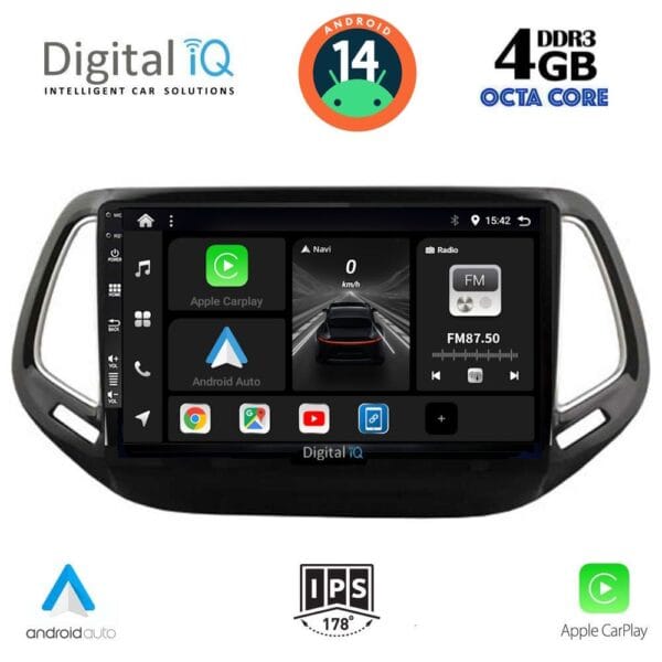 AIN-121361 - Digital iQ - DIGITAL IQ BXF 6278_CPAA (10inc) MULTIMEDIA TABLET for JEEP COMPASS mod. 2016-2021 - ALL IN POINT - LEFKELIS.GR