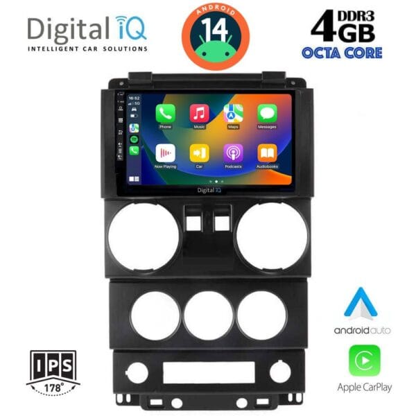 DIGITAL IQ BXF 6293_CPAA (9inc) MULTIMEDIA TABLET for JEEP WRANGLER mod. 2006-2011 - Image 2
