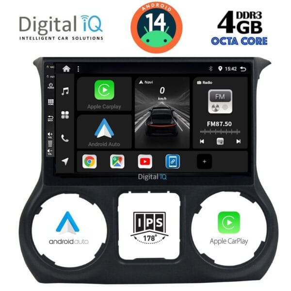 AIN-121364 - Digital iQ - DIGITAL IQ BXF 6295_CPAA (10inc) MULTIMEDIA TABLET for JEEP WRANGLER mod. 2011-2014 - ALL IN POINT - LEFKELIS.GR