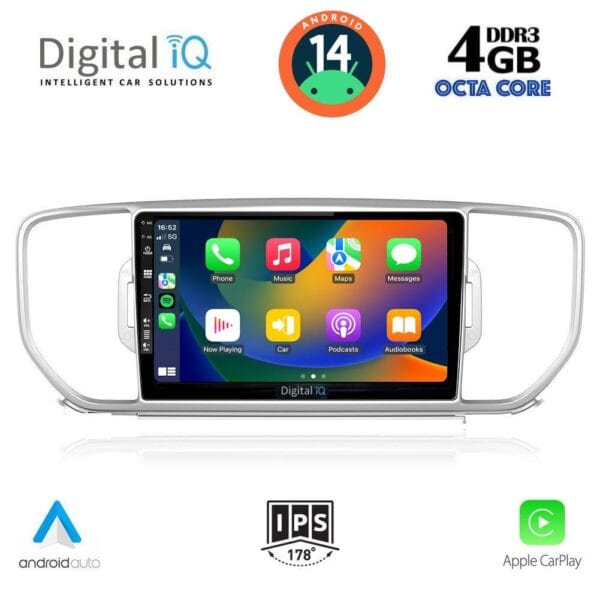 DIGITAL IQ BXF 6326_CPAA (9inc) MULTIMEDIA TABLET for KIA SPORTAGE mod. 2015-2018 - Image 2