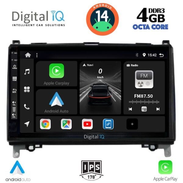 AIN-121209 - Digital iQ - DIGITAL IQ BXF 6400_CPAA (9inc) MULTIMEDIA TABLET for MERCEDES A – B -SPRINTER – VITO mod. 2007> - ALL IN POINT - LEFKELIS.GR