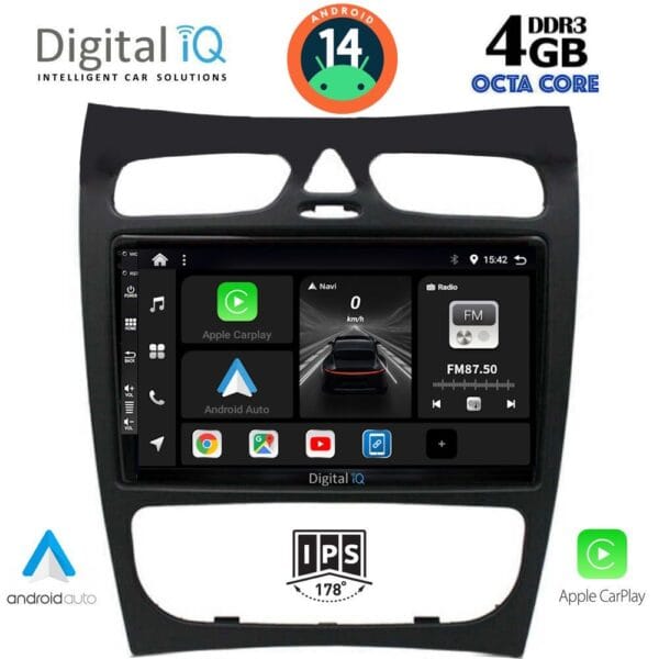 AIN-121046 - Digital iQ - DIGITAL IQ BXF 6406_CPAA (9inc) MULTIMEDIA TABLET for MERCEDES CLK (W209) mod. 2000-2004 - ALL IN POINT - LEFKELIS.GR