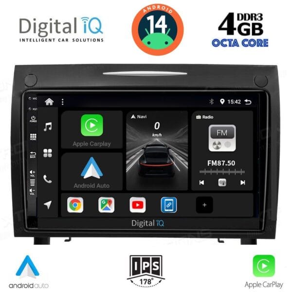 AIN-121133 - Digital iQ - DIGITAL IQ BXF 6419_CPAA (9inc) MULTIMEDIA TABLET for MERCEDES SLK R171 mod. 2004-2010 - ALL IN POINT - LEFKELIS.GR