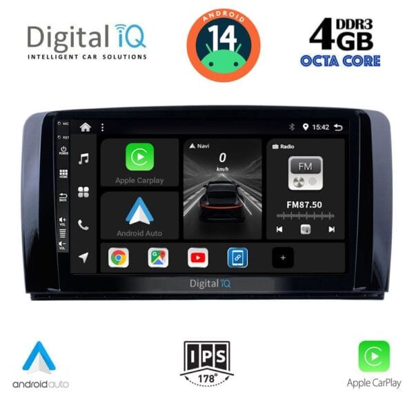AIN-121126 - Digital iQ - DIGITAL IQ BXF 6422_CPAA (9inc) MULTIMEDIA TABLET for MERCEDES R (W251) mod. 2006-2015 - ALL IN POINT - LEFKELIS.GR