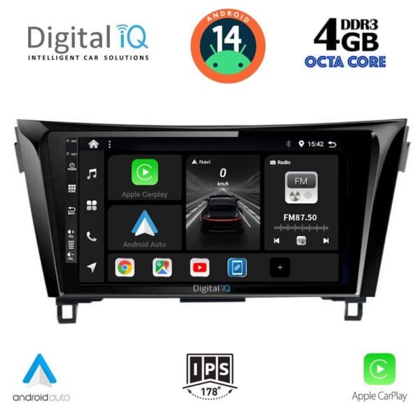 AIN-121387 - Digital iQ - DIGITAL IQ BXF 6468_CPAA (10inc) MULTIMEDIA TABLET for NISSAN QASHQAI - XTRAIL mod. 2014-2021 - ALL IN POINT - LEFKELIS.GR