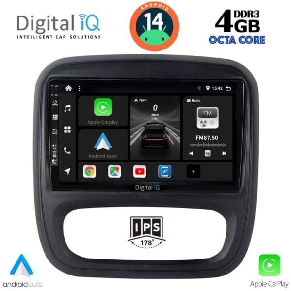 AIN-121099 - Digital iQ - DIGITAL IQ BXF 6499_CPAA (9inc) MULTIMEDIA TABLET for OPEL VIVARO – RENAULT TRAFIC – FIAT TALENDO – NISSAN NV 300 mod. 2014> - ALL IN POINT - LEFKELIS.GR