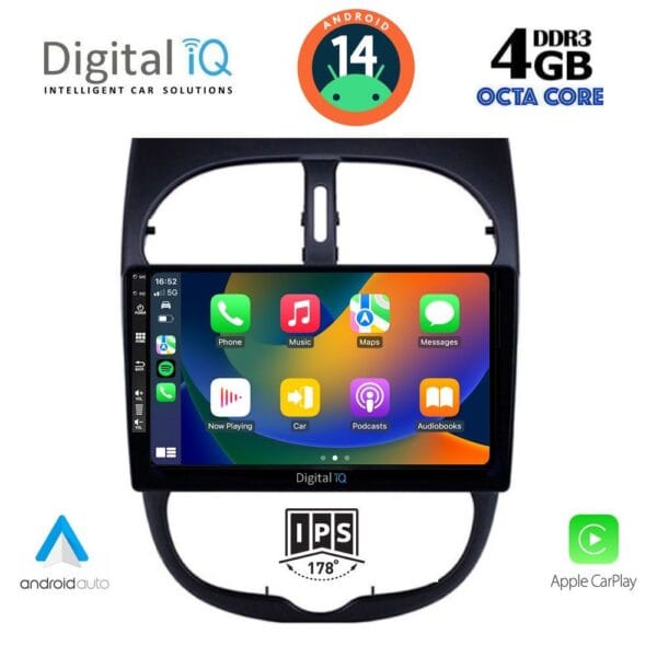 DIGITAL IQ BXF 6506_CPAA (9inc) MULTIMEDIA TABLET for PEUGEOT 206 mod. 1998-2006 - Image 2