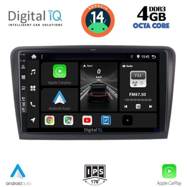 AIN-120989 - Digital iQ - DIGITAL IQ BXF 6601_CPAA (9inc) MULTIMEDIA TABLET for SKODA RAPID mod. 2012> - ALL IN POINT - LEFKELIS.GR