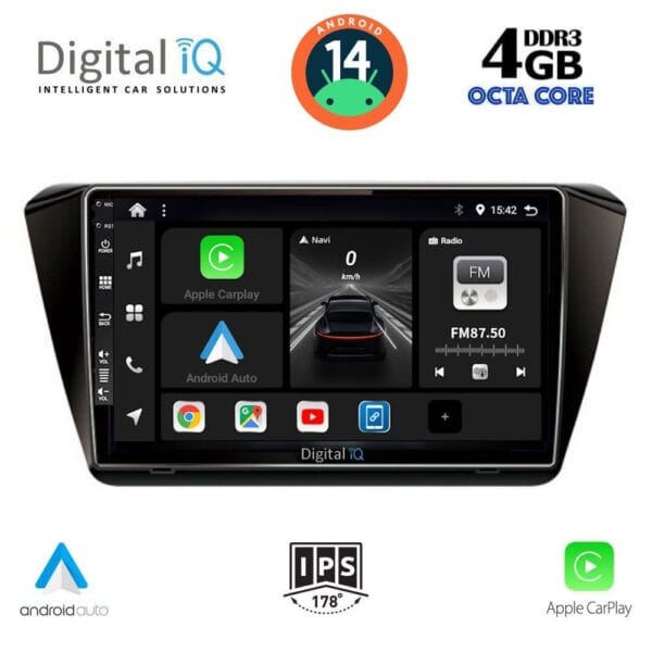 AIN-121408 - Digital iQ - DIGITAL IQ BXF 6605_CPAA (10inc) MULTIMEDIA TABLET for SKODA SUPERB mod. 2015> - ALL IN POINT - LEFKELIS.GR