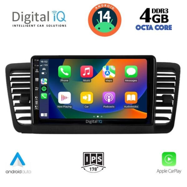 DIGITAL IQ BXF 6665_CPAA (9inc) MULTIMEDIA TABLET for SUBARU LEGACY - OUTBACK mod. 2002-2008 - Image 2