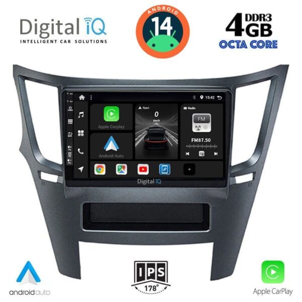 AIN-121149 - Digital iQ - DIGITAL IQ BXF 6667_CPAA (9inc) MULTIMEDIA TABLET for SUBARU LEGACY - OUTBACK mod. 2009-2014 - ALL IN POINT - LEFKELIS.GR