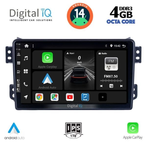 AIN-121233 - Digital iQ - DIGITAL IQ BXF 6682_CPAA (9inc) MULTIMEDIA TABLET for OPEL AGILA - SUZUKI SPLASH mod. 2008> - ALL IN POINT - LEFKELIS.GR