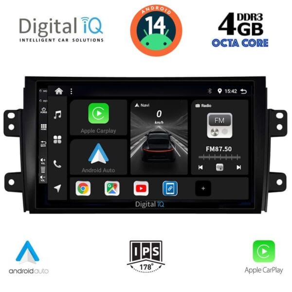 AIN-121237 - Digital iQ - DIGITAL IQ BXF 6688_CPAA (9inc) MULTIMEDIA TABLET for FIAT SEDICI – SUZUKI SX4 mod. 2005-2013 - ALL IN POINT - LEFKELIS.GR