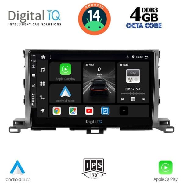 AIN-121412 - Digital iQ - DIGITAL IQ BXF 6700_CPAA (10inc) MULTIMEDIA TABLET for TOYOTA HIGHLANDER mod. 2014-2019 - ALL IN POINT - LEFKELIS.GR
