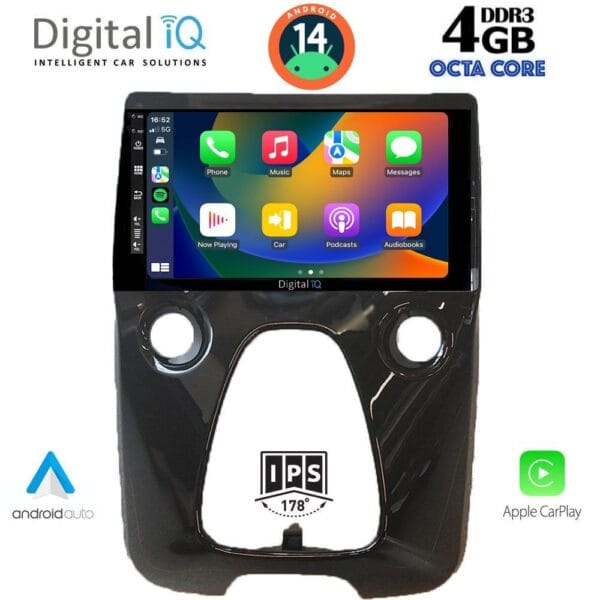 DIGITAL IQ BXF 6708_CPAA A/C (10inc) MULTIMEDIA TABLET for CITROEN C1-PEUGEOT 108-TOYOTA AYGO mod. 2014> - Image 2