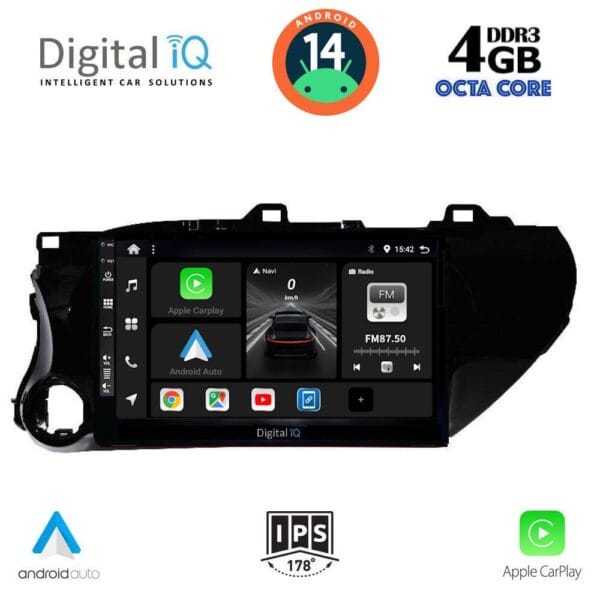 AIN-121421 - Digital iQ - DIGITAL IQ BXF 6721_CPAA (10inc) MULTIMEDIA TABLET for TOYOTA HILUX mod. 2017> - ALL IN POINT - LEFKELIS.GR