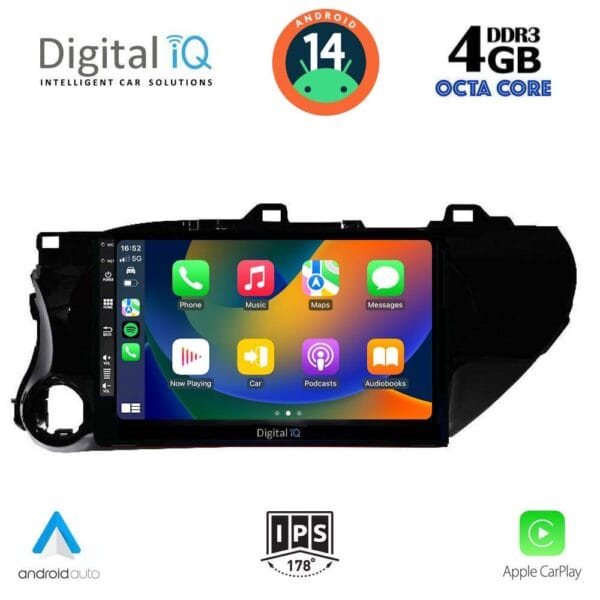 DIGITAL IQ BXF 6721_CPAA (10inc) MULTIMEDIA TABLET for TOYOTA HILUX mod. 2017> - Image 2