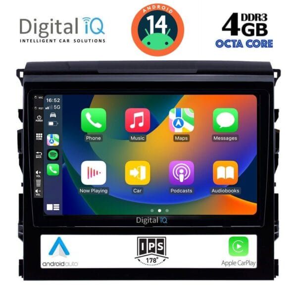 DIGITAL IQ BXF 6725_CPAA (9inc) MULTIMEDIA TABLET for TOYOTA LANDCRUISER mod. 2016-2019 - Image 2