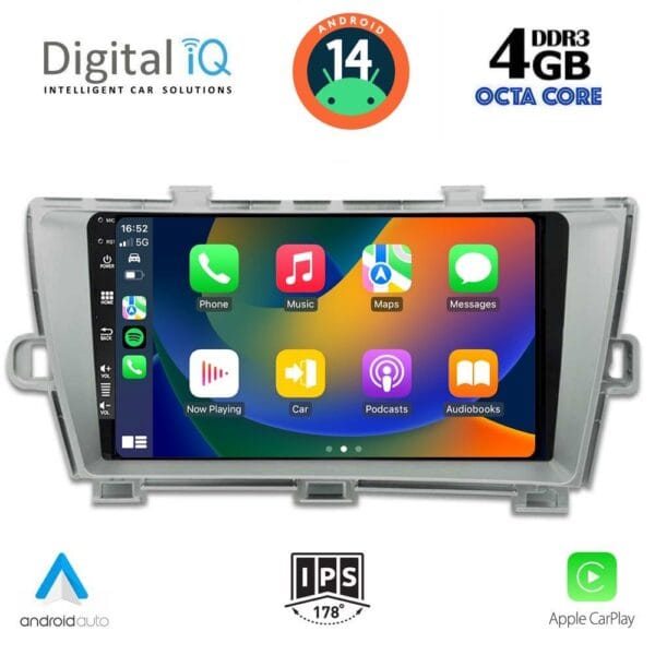 DIGITAL IQ BXF 6726_CPAA (9inc) MULTIMEDIA TABLET for TOYOTA PRIUS mod. 2009-2015 - Image 2