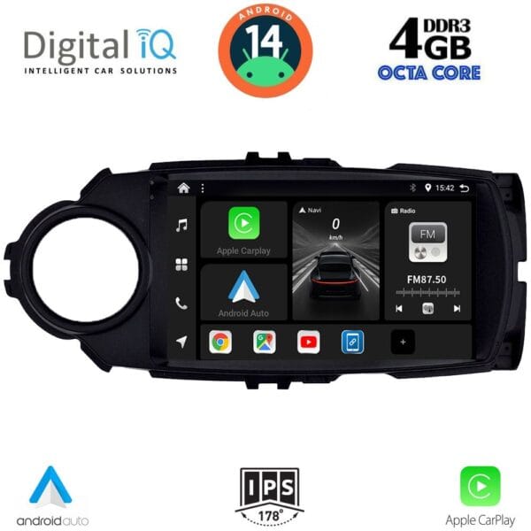AIN-126176 - Digital iQ - DIGITAL IQ BXF 6737FL_CPAA (9inc) MULTIMEDIA TABLET for TOYOTA YARIS mod. 2015-2020 - ALL IN POINT - LEFKELIS.GR