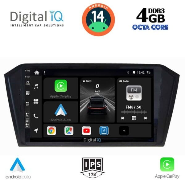 AIN-121432 - Digital iQ - DIGITAL IQ BXF 6750_CPAA (10inc) MULTIMEDIA TABLET for VW PASSAT mod. 2016> - ALL IN POINT - LEFKELIS.GR
