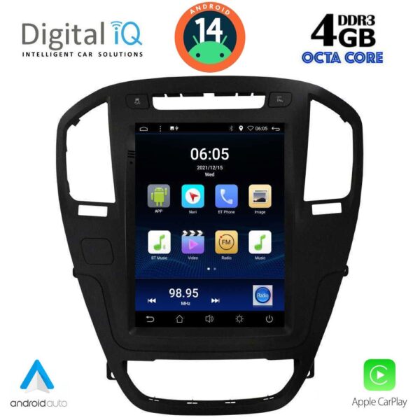 AIN-128799 - Digital iQ - DIGITAL IQ BXF 6914_CPAA TESLA STYLE for OPEL INSIGNIA mod. 2008-2013 - ALL IN POINT - LEFKELIS.GR
