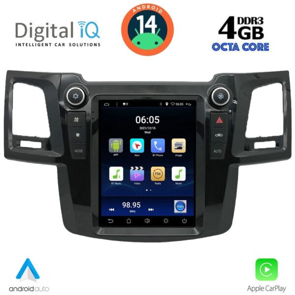AIN-128768 - Digital iQ - DIGITAL IQ BXF 6965_CPAA TESLA STYLE for TOYOTA HILUX mod. 2005-2015 - ALL IN POINT - LEFKELIS.GR