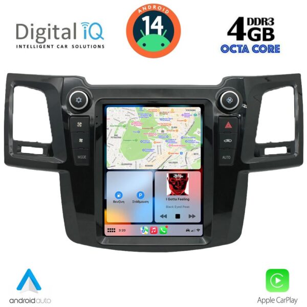 DIGITAL IQ BXF 6965_CPAA TESLA STYLE for TOYOTA HILUX mod. 2005-2015 - Image 2