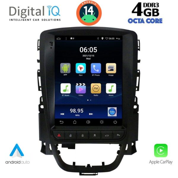 AIN-128779 - Digital iQ - DIGITAL IQ BXF 6972_CPAA TESLA STYLE  for OPEL ASTRA J  2011-2016 - ALL IN POINT - LEFKELIS.GR