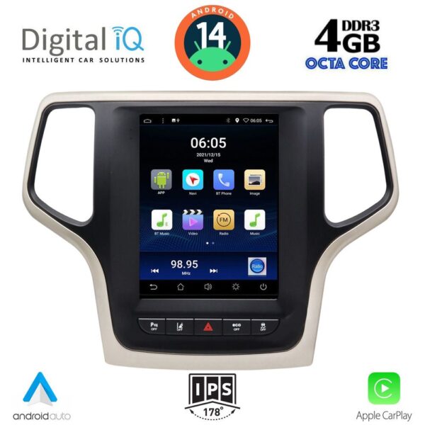 AIN-128770 - Digital iQ - DIGITAL IQ BXF 6983_CPAA TESLA STYLE for JEEP GRAND CHEROKEE mod. 2014-2019 - ALL IN POINT - LEFKELIS.GR