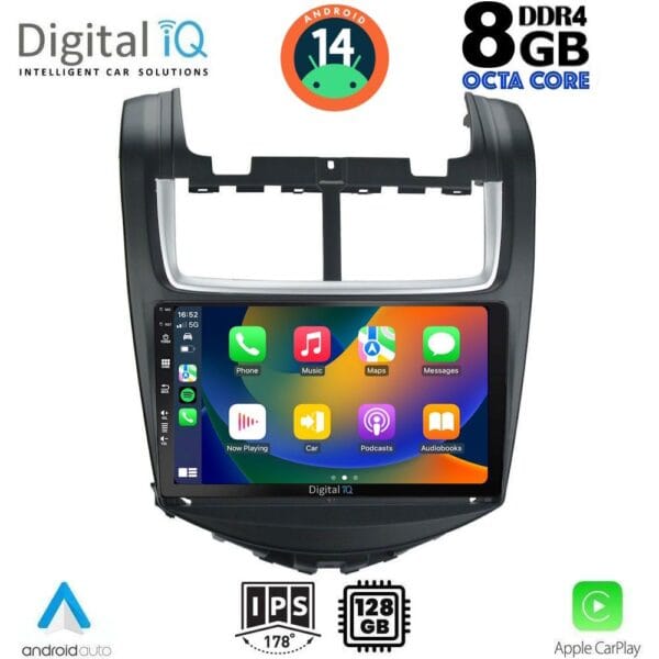 DIGITAL IQ BXF 7075_CPAA (9inc) MULTIMEDIA TABLET for CHEVROLET AVEO mod. 2014-2017 - Image 2
