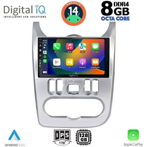 DIGITAL IQ BXF 7101_CPAA (9inc) MULTIMEDIA TABLET for DACIA DUSTER – LOGAN – SANDERO mod. 2006-2012 - Image 2