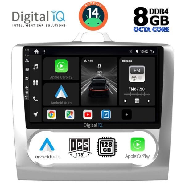 AIN-125229 - Digital iQ - DIGITAL IQ BXF 7156_CPAA CLIMA (9inc) MULTIMEDIA TABLET for FORD FOCUS mod. 2005-2012 - ALL IN POINT - LEFKELIS.GR