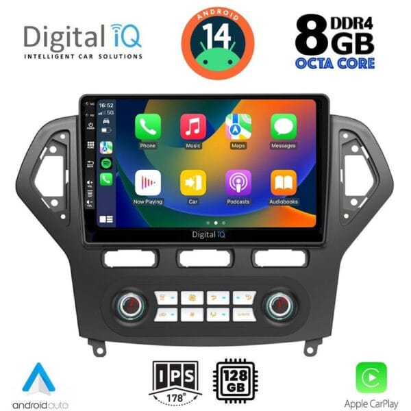 DIGITAL IQ BXF 7162_CPAA CLIMA (10inc) MULTIMEDIA TABLET for FORD MONDEO mod. 2007-2011 - Image 2